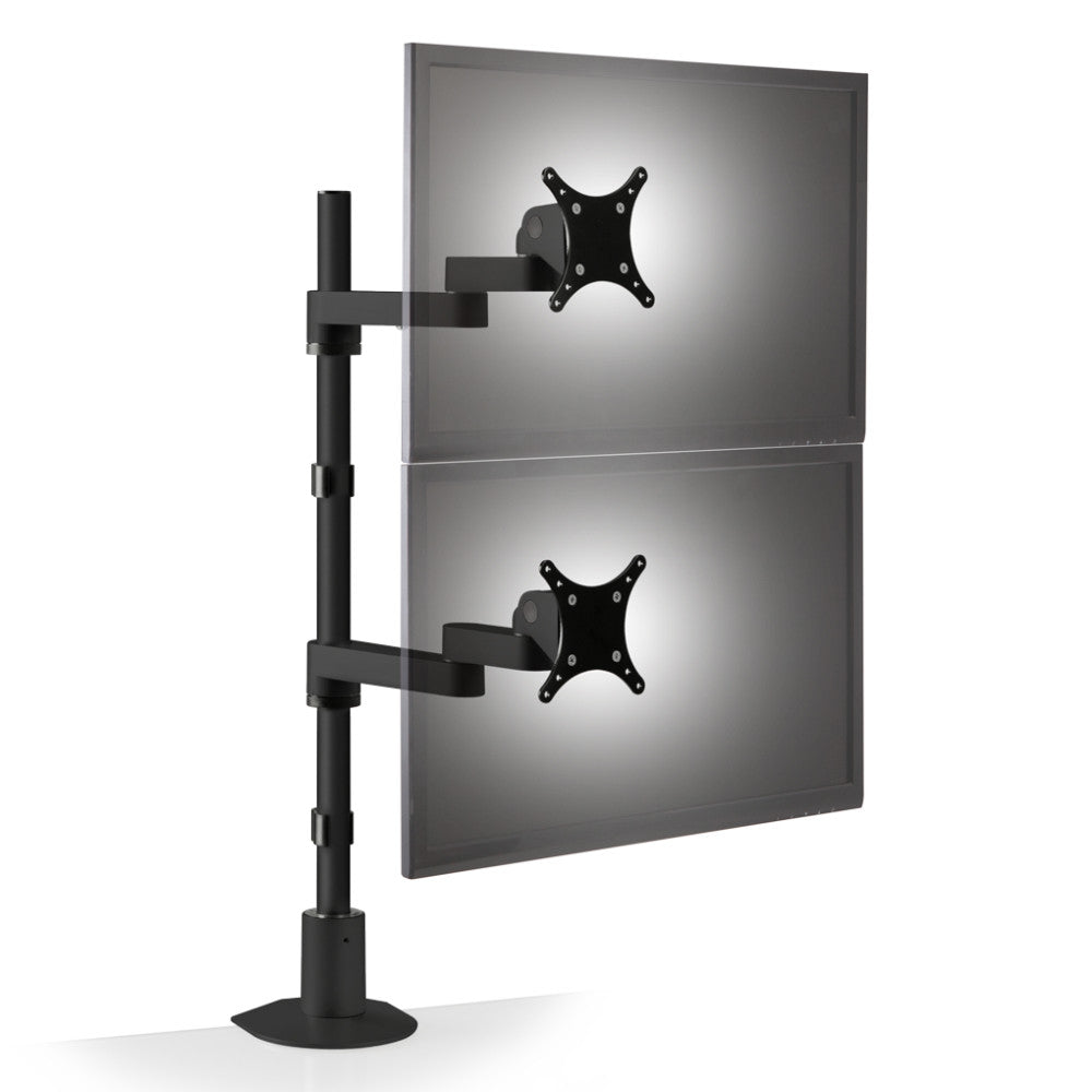 Innovative 9112-D-FM Articulating DUAL LCD Vertical Monitor Mount