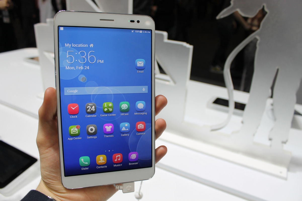 Huawei MediaPad X1 Tablet is Thinner and Lighter than iPad Mini