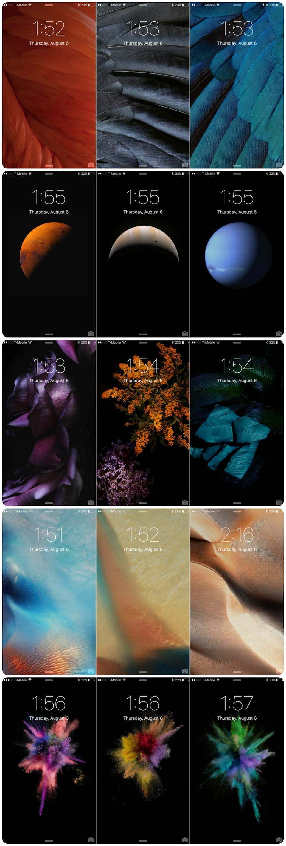 Download the 15 new iOS 9 wallpapers