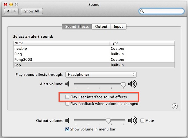 How to Turn Off Screen Shot & Empty Trash Sound Effects in Mac OS X