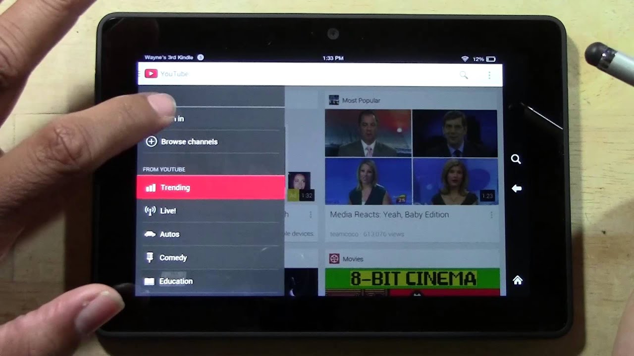 Kindle Fire HDX - How to Get the Official YouTube App | H2TechVideos