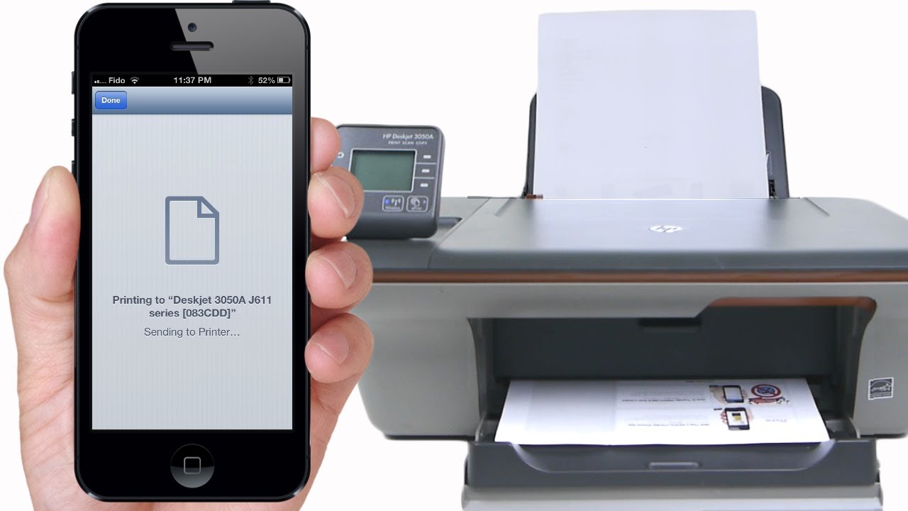 How to Print to ANY Printer from iPhone, iPod, iPad via Windows - YouTube