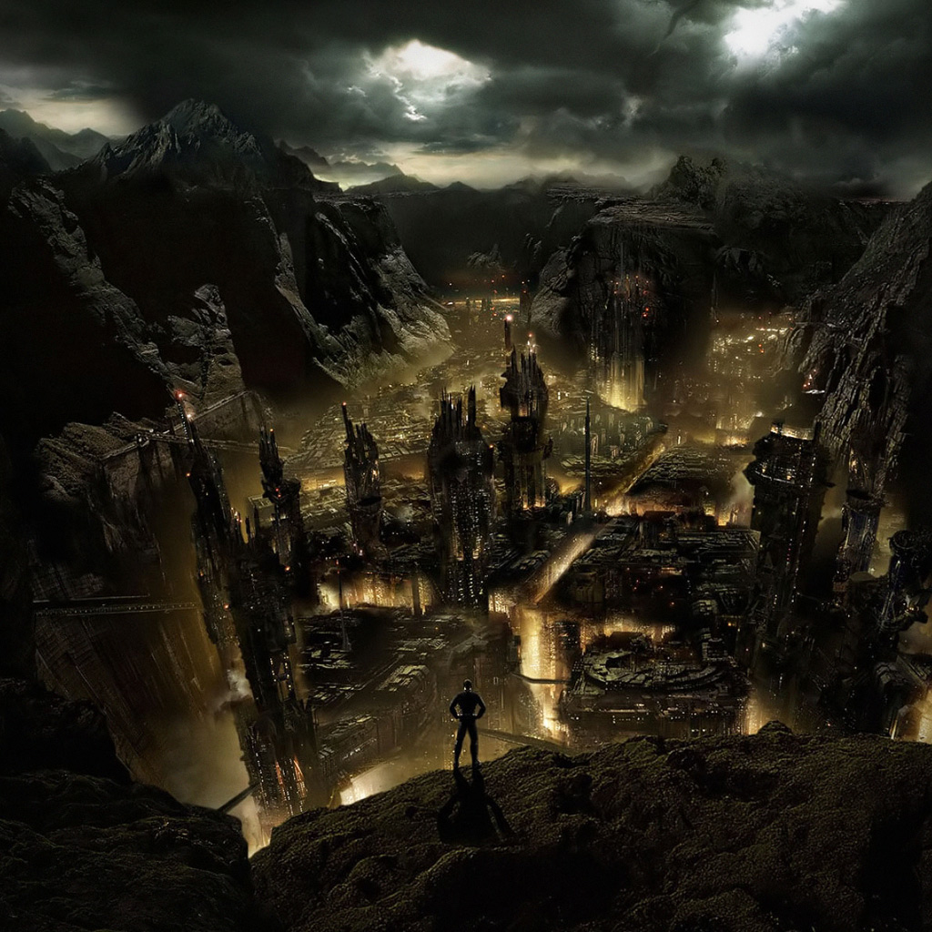 CG/Fantasy - Lost Hidden City Of Atlantis - iPad iPhone HD Wallpaper Free
