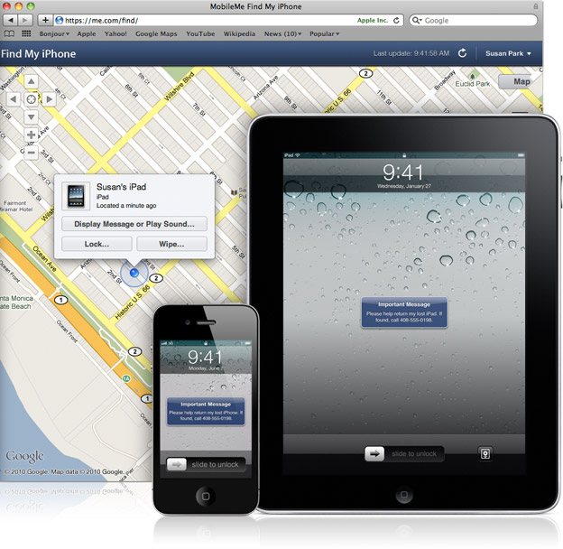 Find My iPhone now free for iPad, iPod touch 4G and iPhone 4 - SlashGear