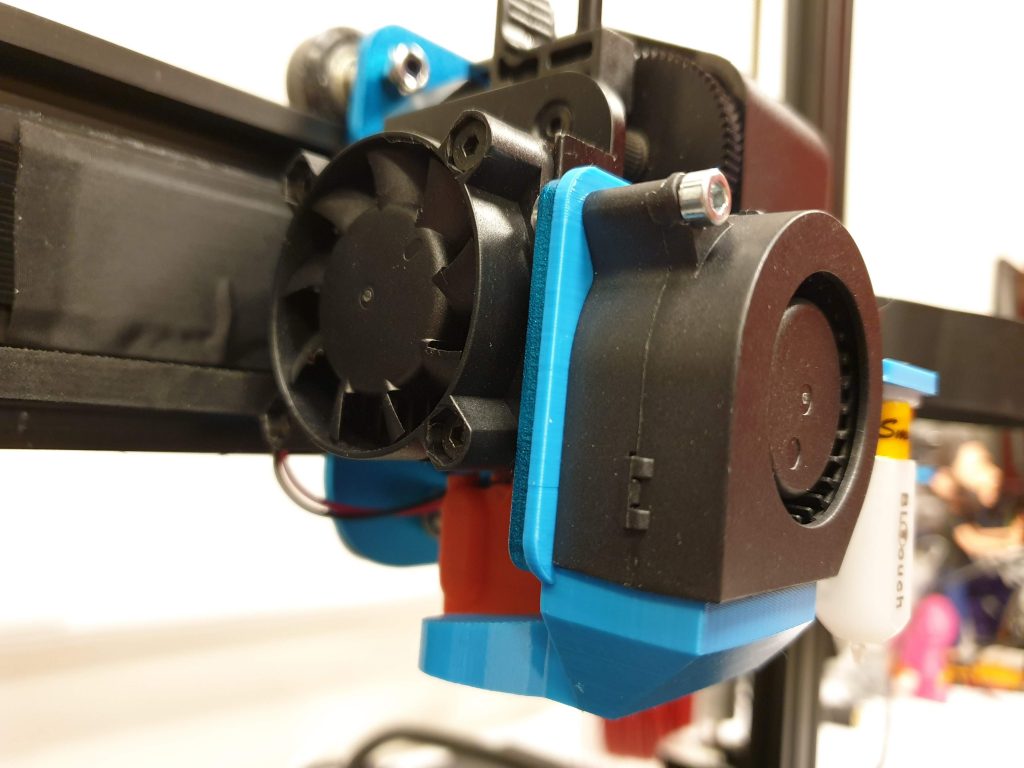 Sidewinder X1 Waggster Mod BLTouch Improved Fan Duct | 3D Print Beginner