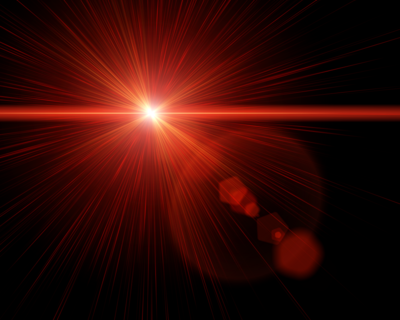 Red Optical Flare 1 PSD PSD Free Download